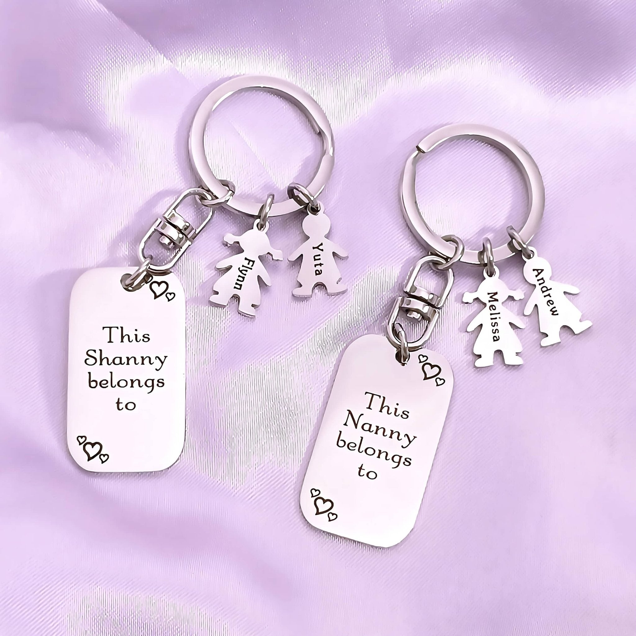 BUY ONE GET ONE Kids Love Keyring Tag - Deal