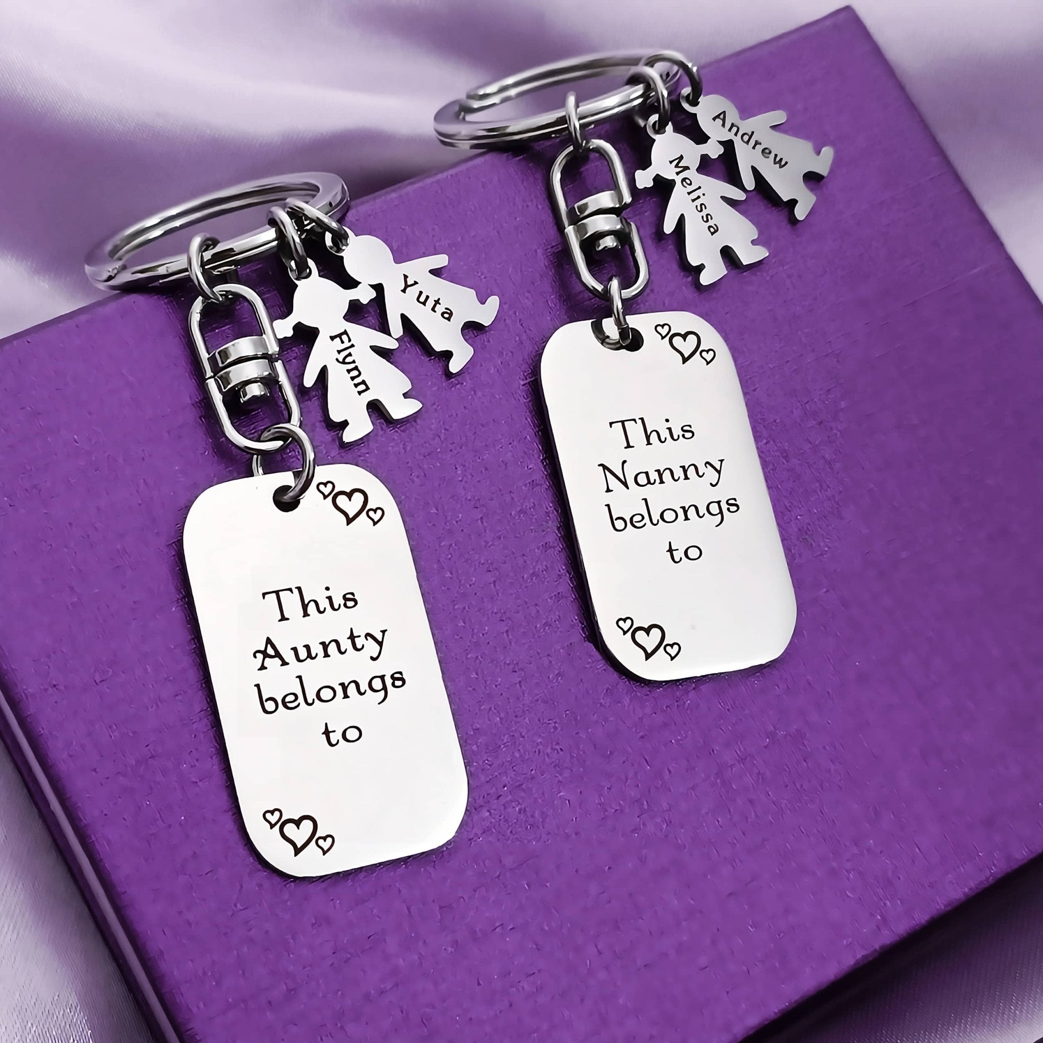 BUY ONE GET ONE Kids Love Keyring Tag - Deal