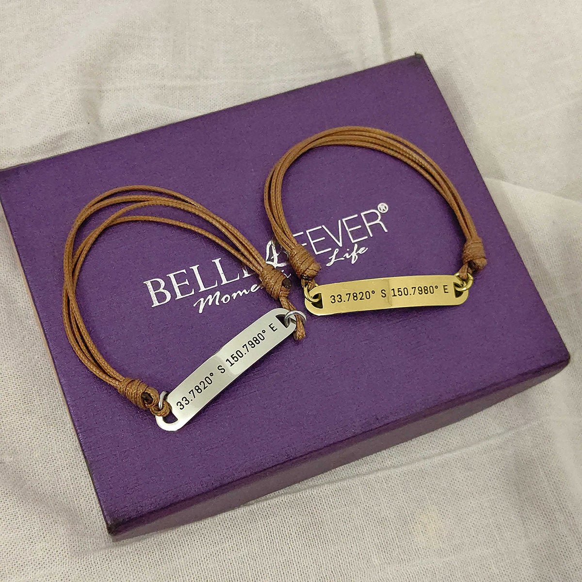 BUY ONE GET ONE Matching Bar Cord Bracelets - Bangles & Bracelets by Belle Fever