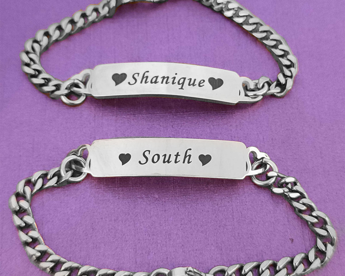 BUY ONE GET ONE Personalised Heart Bracelet - Deal