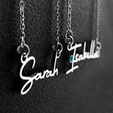 BUY ONE GET ONE Signature Name Necklace (Birthstones Optional) - Deal