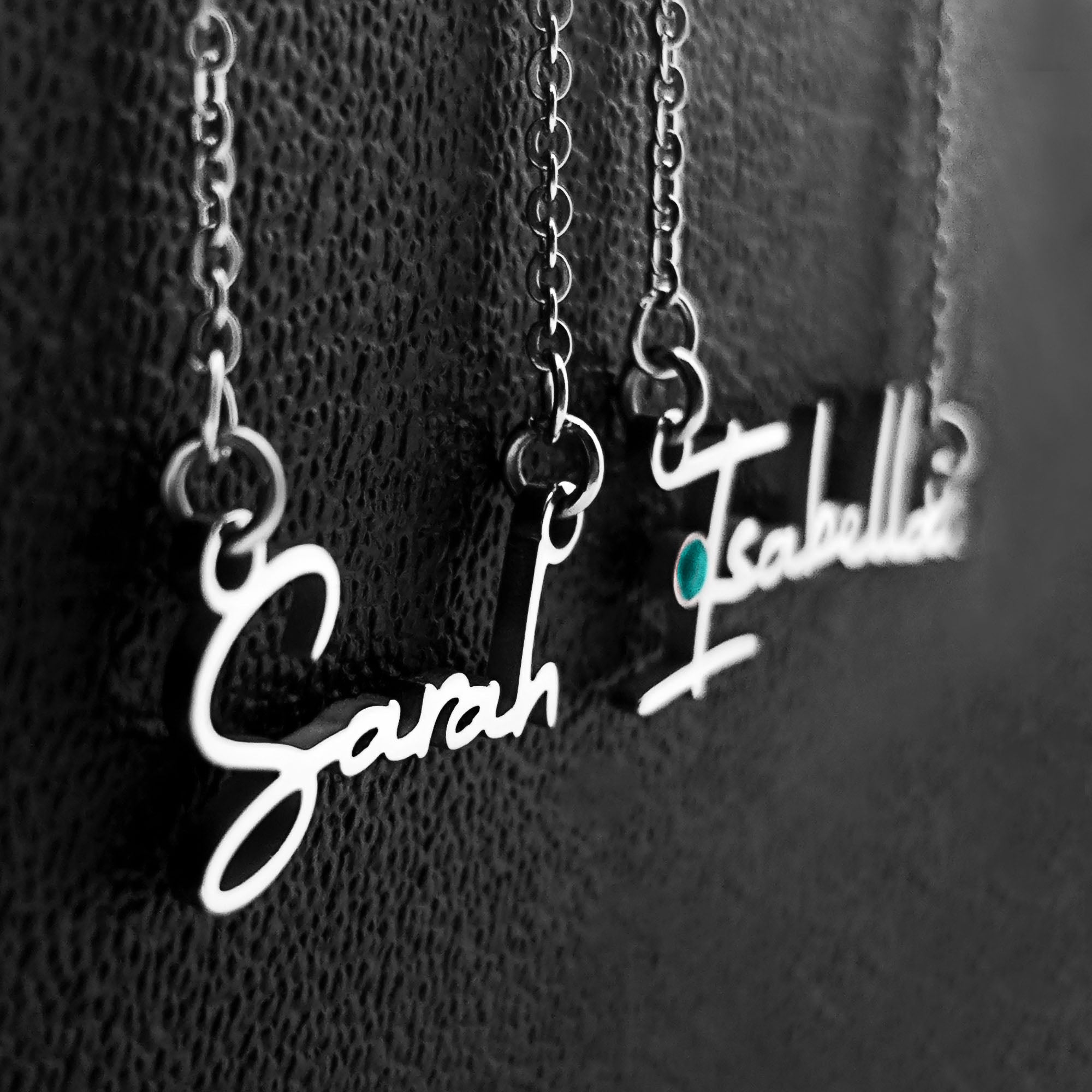 BUY ONE GET ONE Signature Name Necklace (Birthstones Optional) - Deal