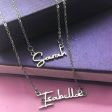 BUY ONE GET ONE Signature Name Necklace (Birthstones Optional) - Deal