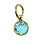 Choose GOLD Hanging Birthstone Charm - Options Variants