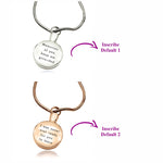 Circle Personalised Cremation Necklace - Memorial & Cremation Jewellery by Belle Fever