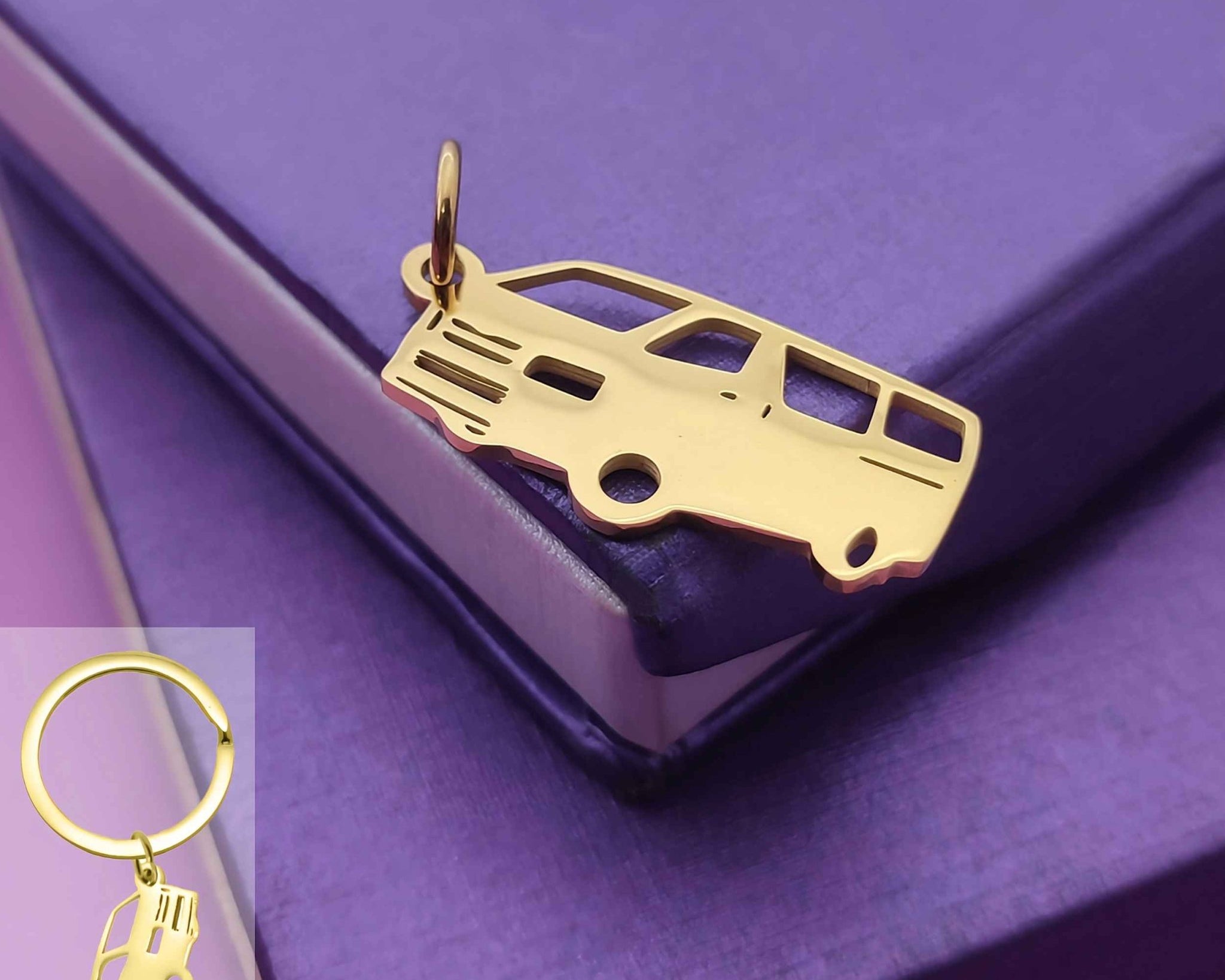 Courier Van Charm for Keyring - Keyrings by Belle Fever