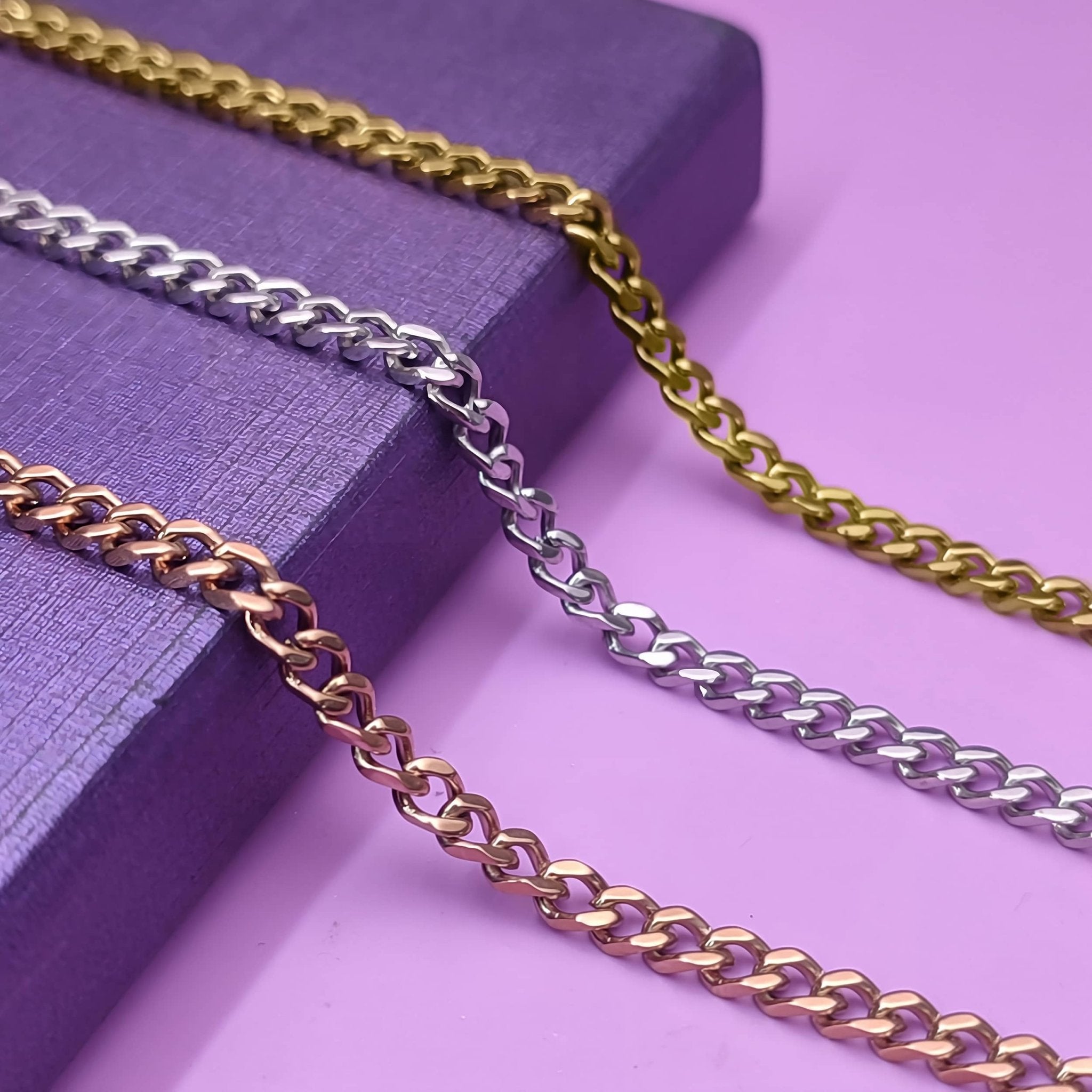 Curb Chain for Necklace - Chains by Belle Fever