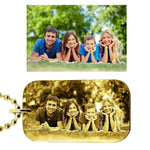 Custom Photo Dog Tag necklace - Photo Jewellery by Belle Fever