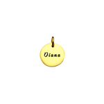 Disc Charm 17mm SILVER - Options Variants