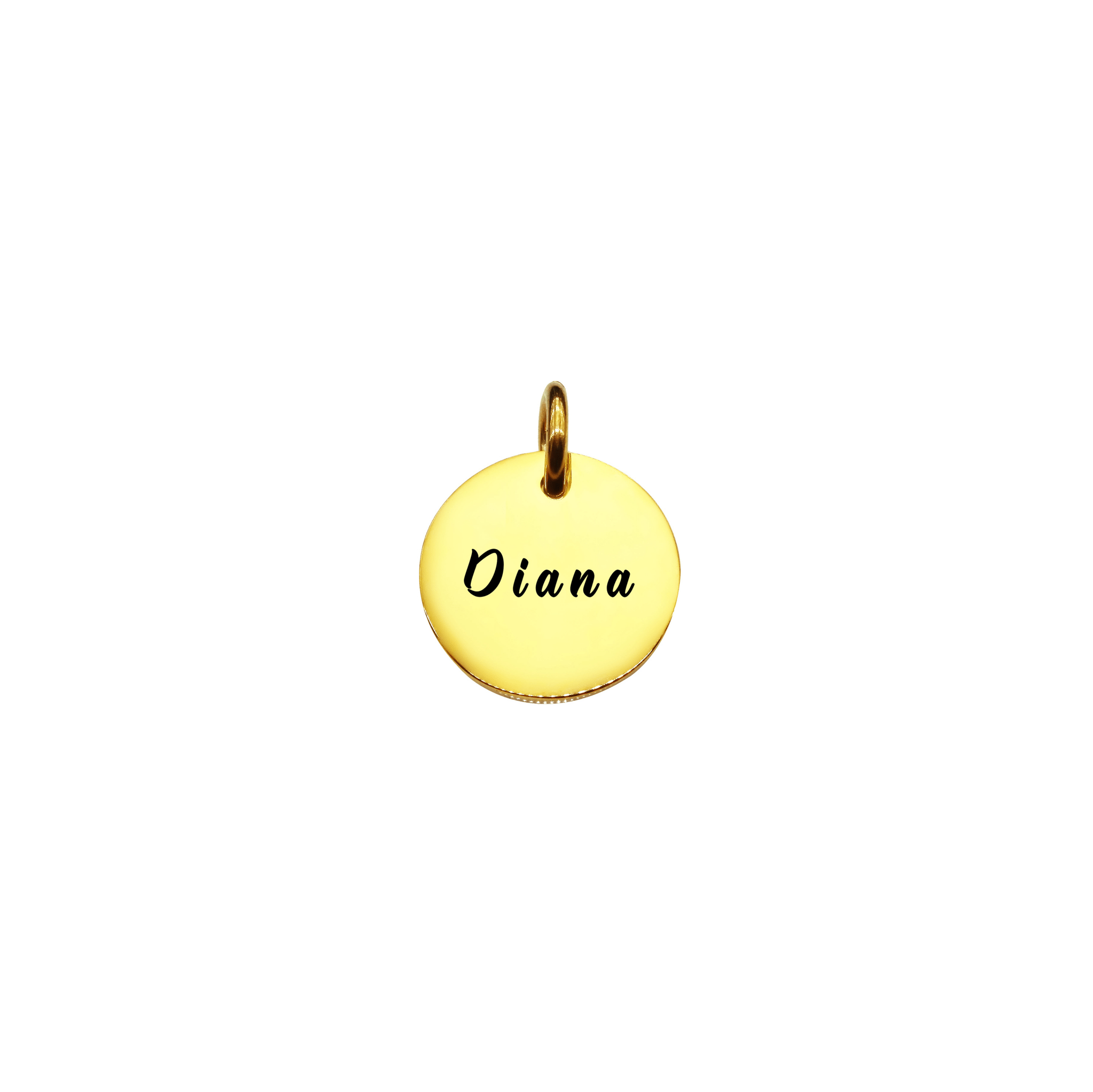 Disc Charm 17mm SILVER - Options Variants