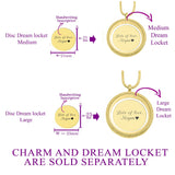 Disc Insert Handwriting for Dream Locket - Floating Dream Lockets by Belle Fever