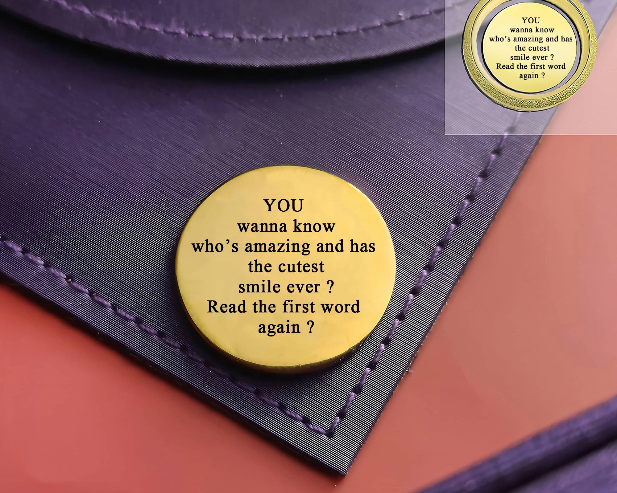 Disc Insert With Inscription for Dream Locket - Floating Dream Lockets by Belle Fever