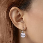 Disc Personalised Earrings - Earrings by Belle Fever
