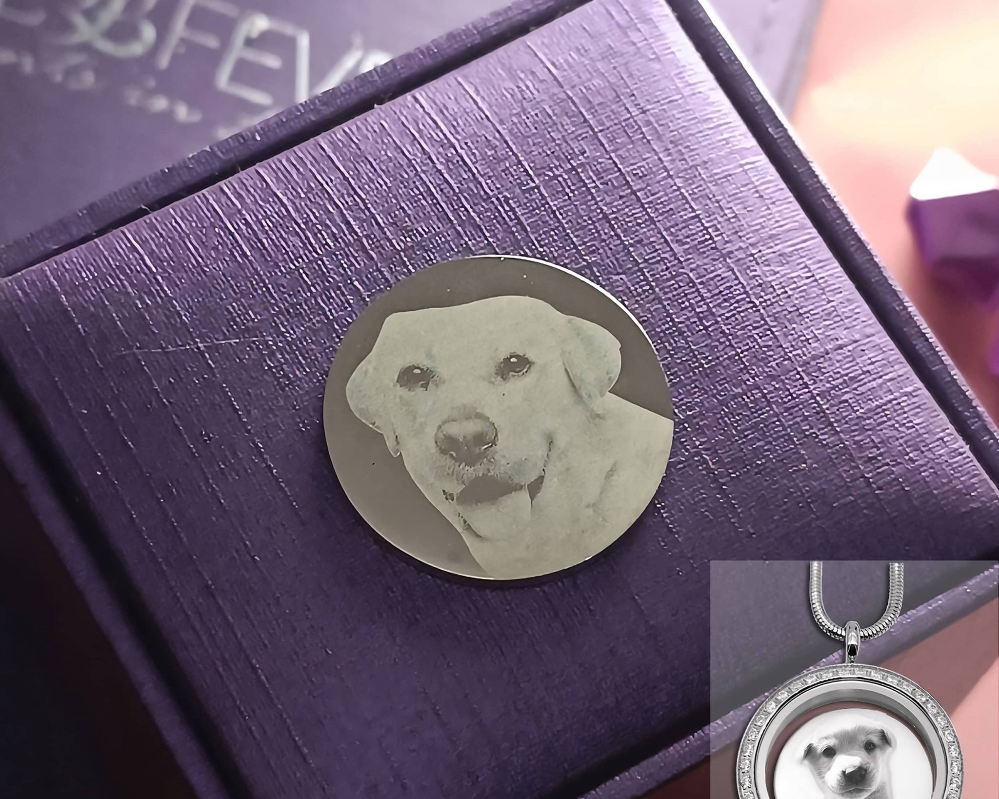 Disc Photo Insert for Dream Locket - Floating Dream Lockets by Belle Fever