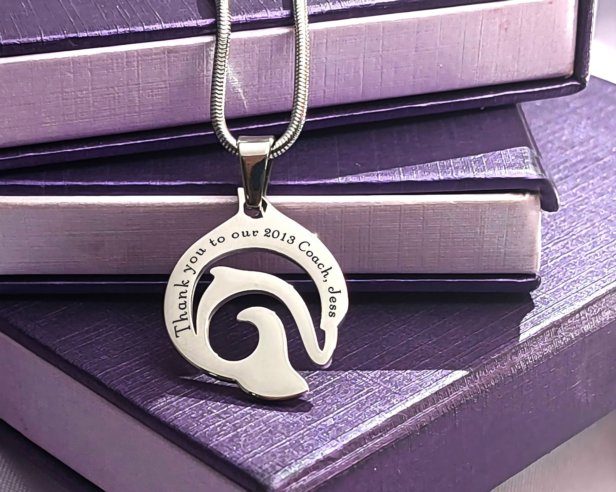 Dolphin Necklace - Pet Jewellery by Belle Fever