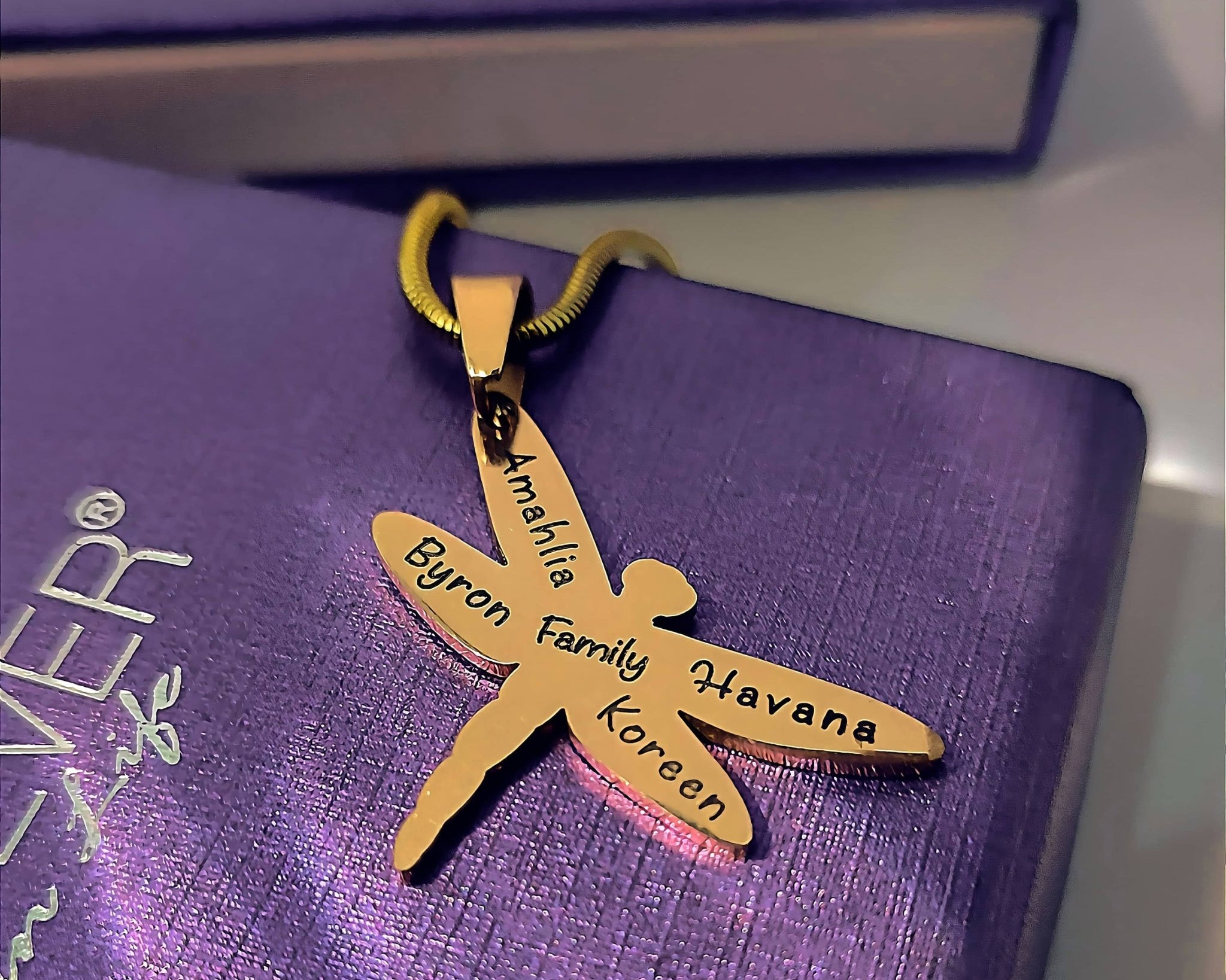 Dragonfly Necklace - Pet Jewellery by Belle Fever