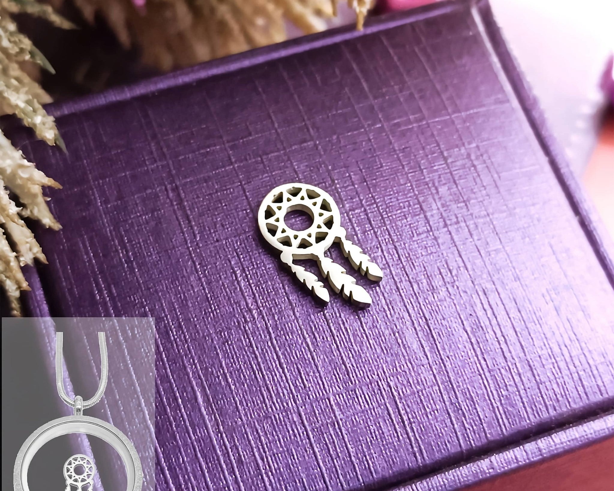 Dream Catcher Charm for Dream Locket - Floating Dream Lockets by Belle Fever