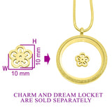 Flower Charm For Dream Locket - Floating Dream Lockets by Belle Fever