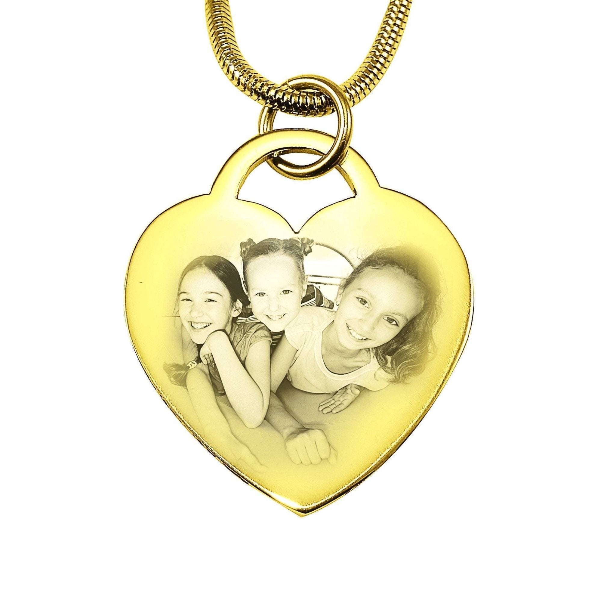 Forever in My Heart Photo Necklace - Photo Jewellery by Belle Fever