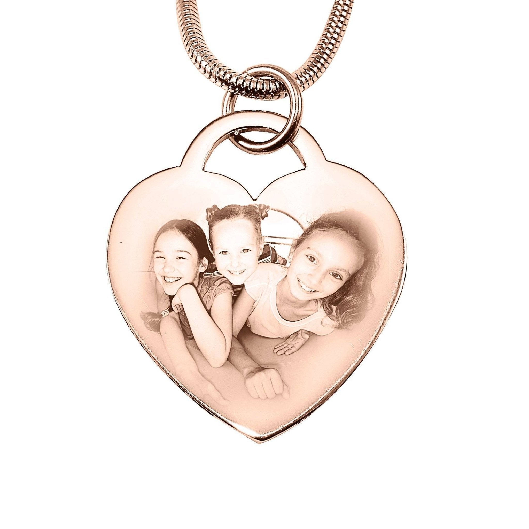 Forever in My Heart Photo Necklace - Photo Jewellery by Belle Fever