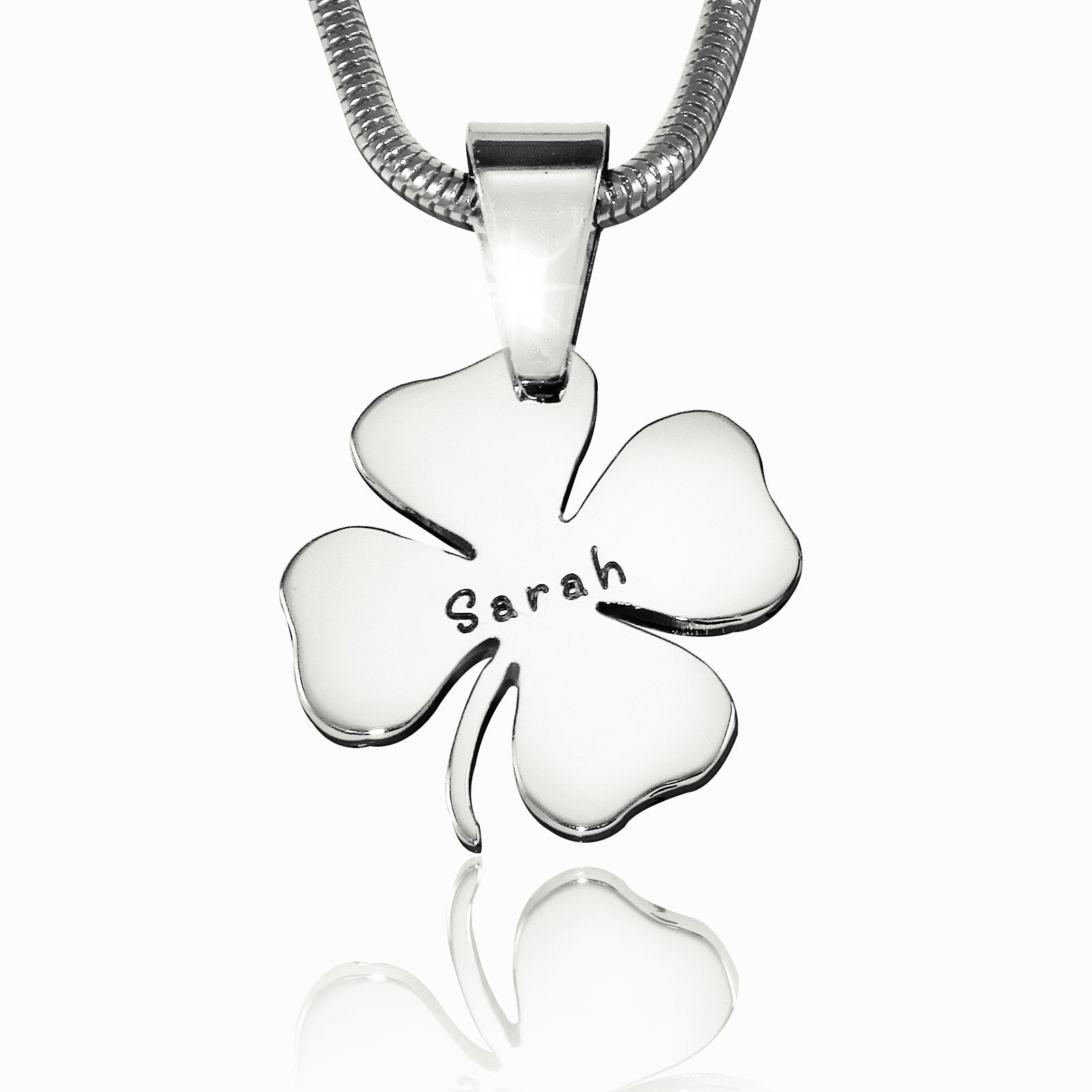 Four Leaf Clover Necklace - Mothers Jewellery by Belle Fever