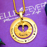 Infinity Dome Necklace - Mothers Jewellery by Belle Fever