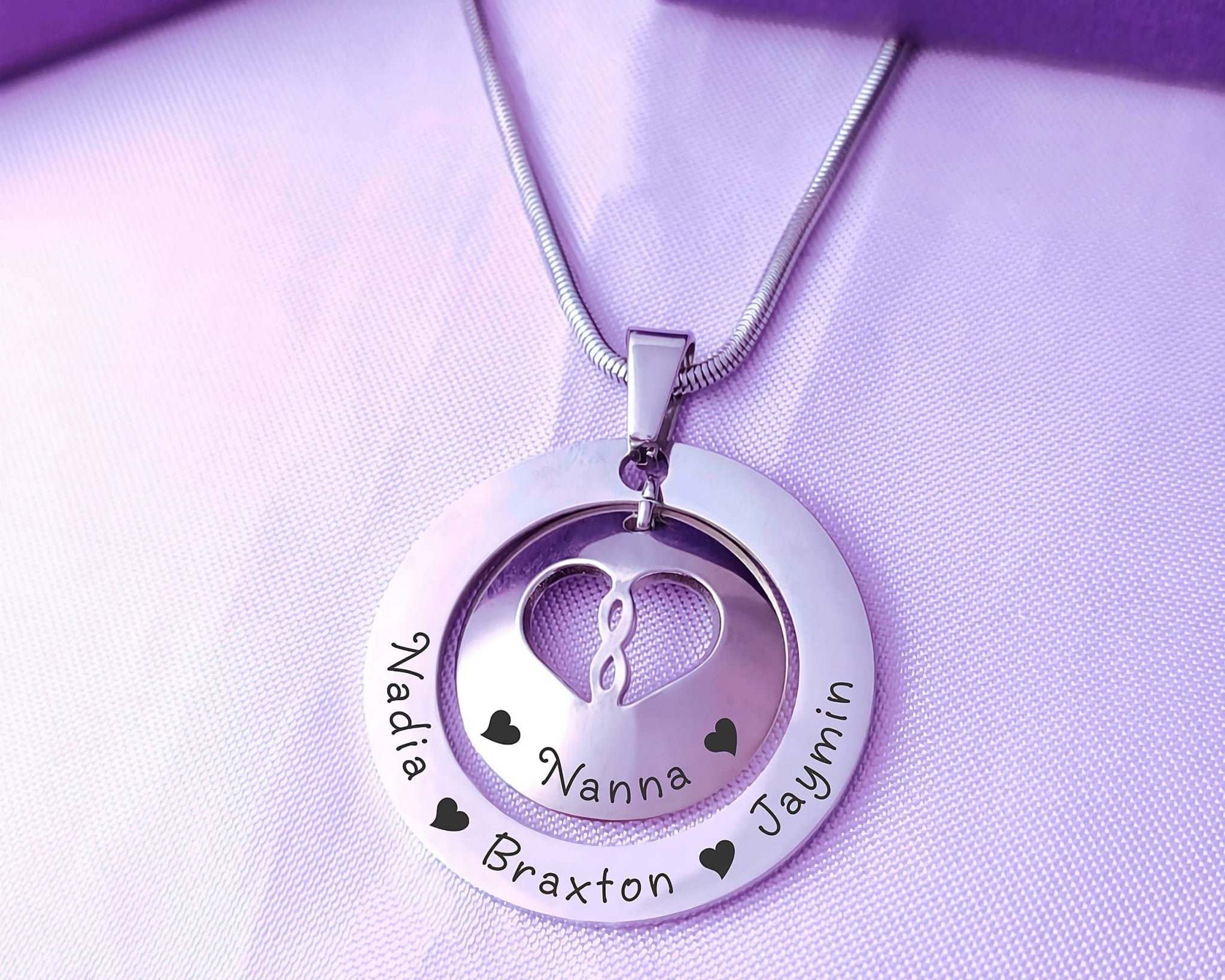 Infinity Dome Necklace - Mothers Jewellery by Belle Fever