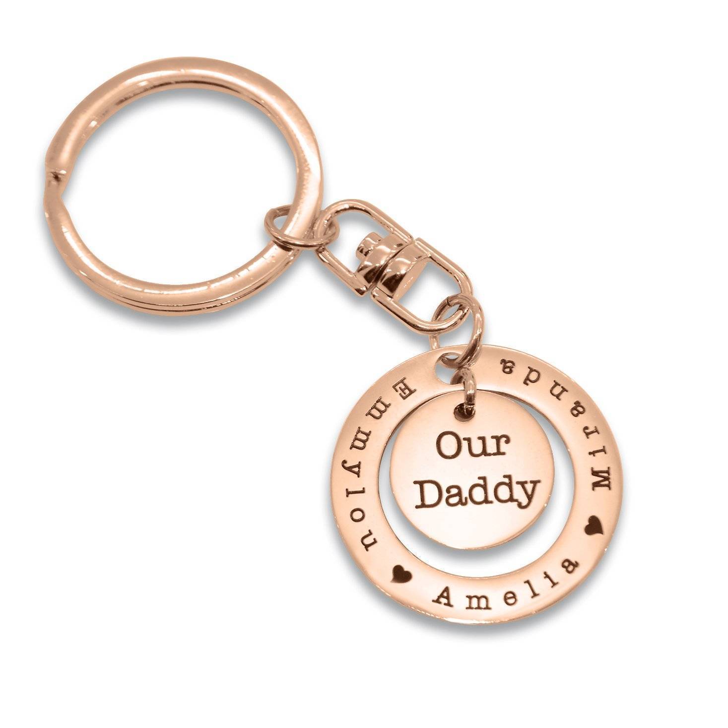Keyring Washer Disc - Keyrings by Belle Fever