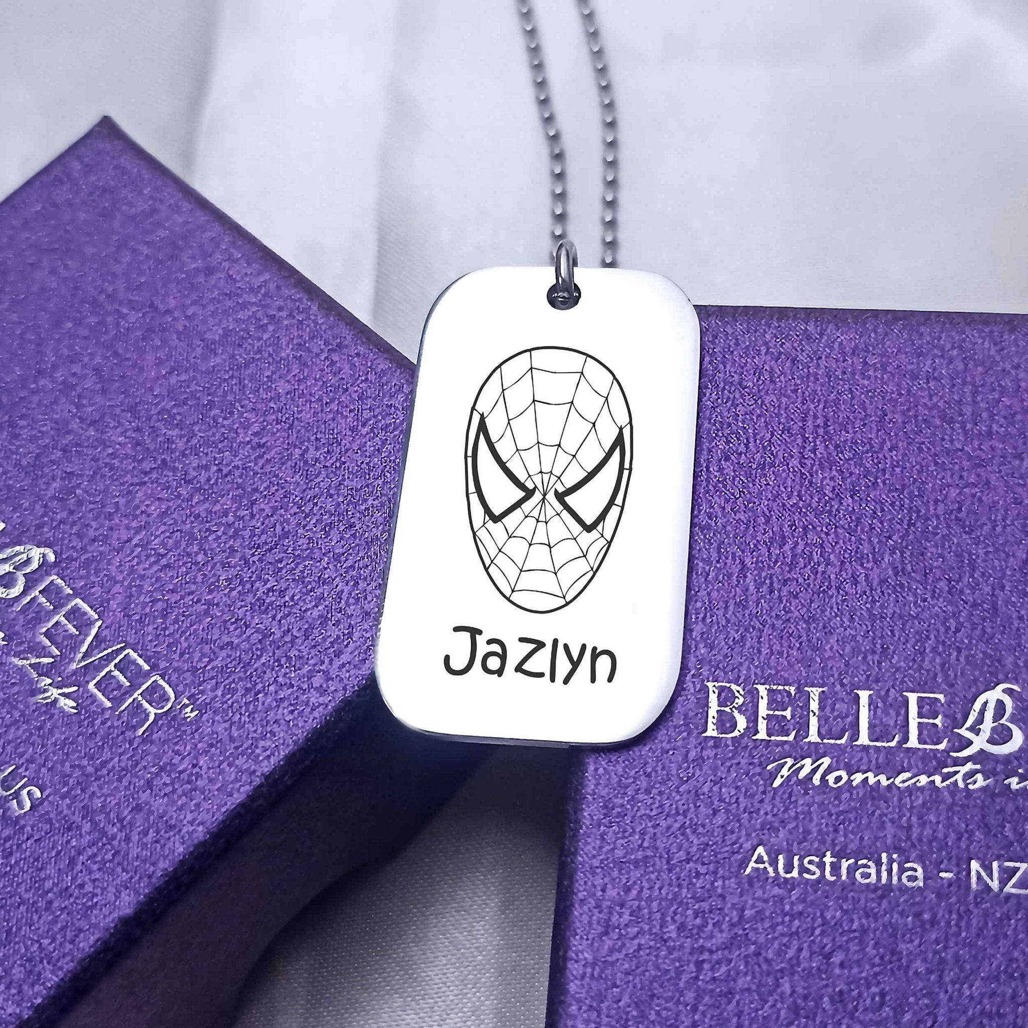 Kids Tag Necklace - Mens Jewellery by Belle Fever