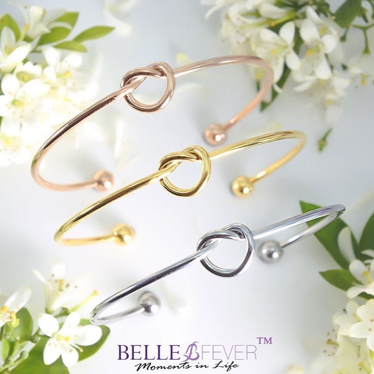 Knot Bangle - Bangles & Bracelets by Belle Fever