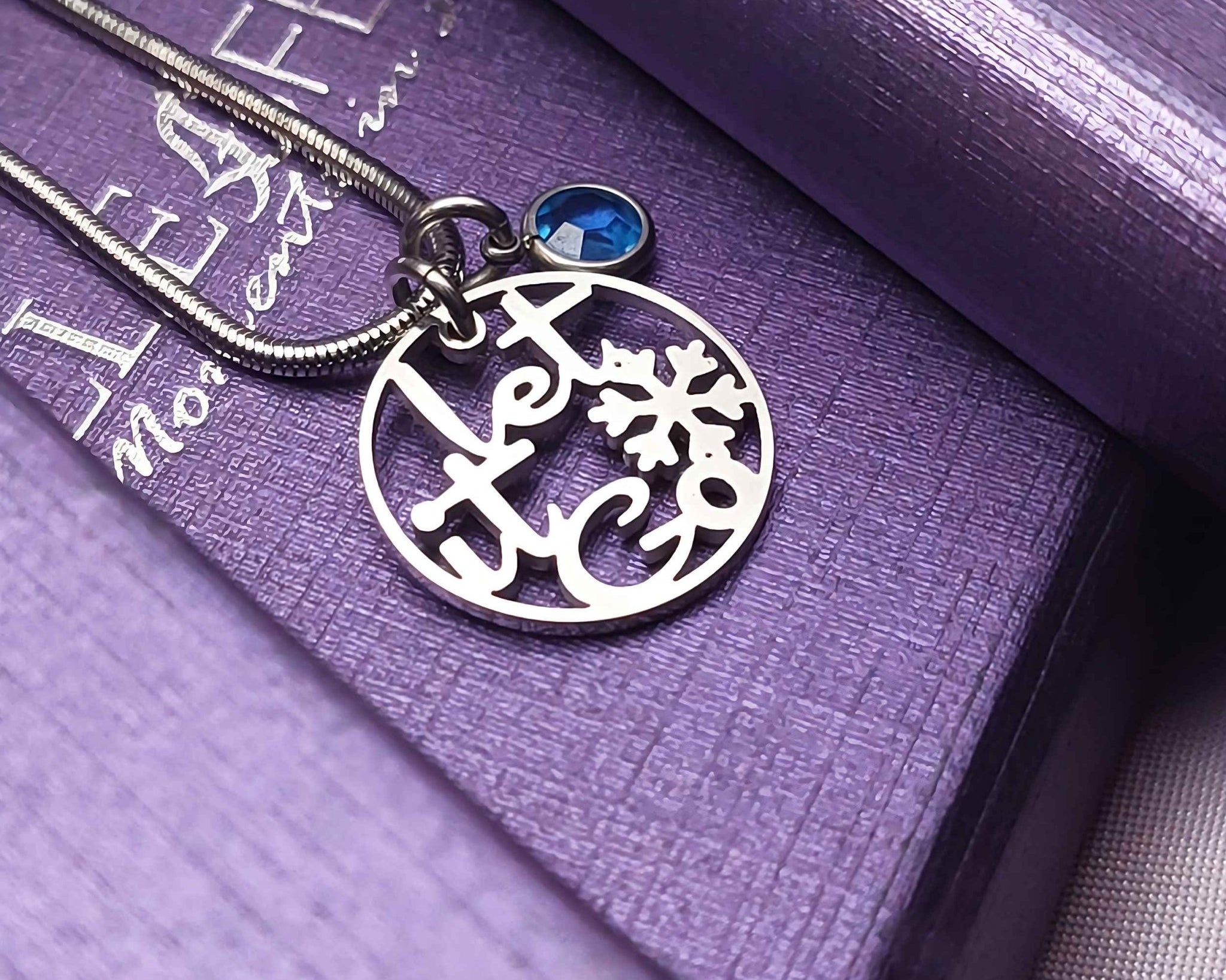 Let it GO Birthstone Necklace - Mothers Jewellery by Belle Fever