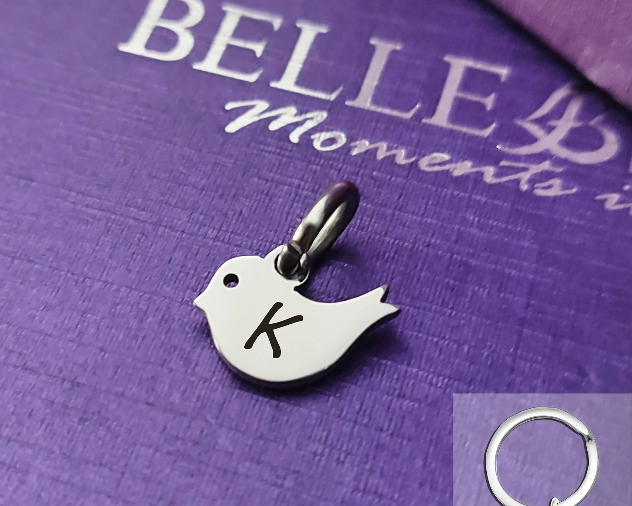 Little Bird Charm for Keyring - Keyrings by Belle Fever