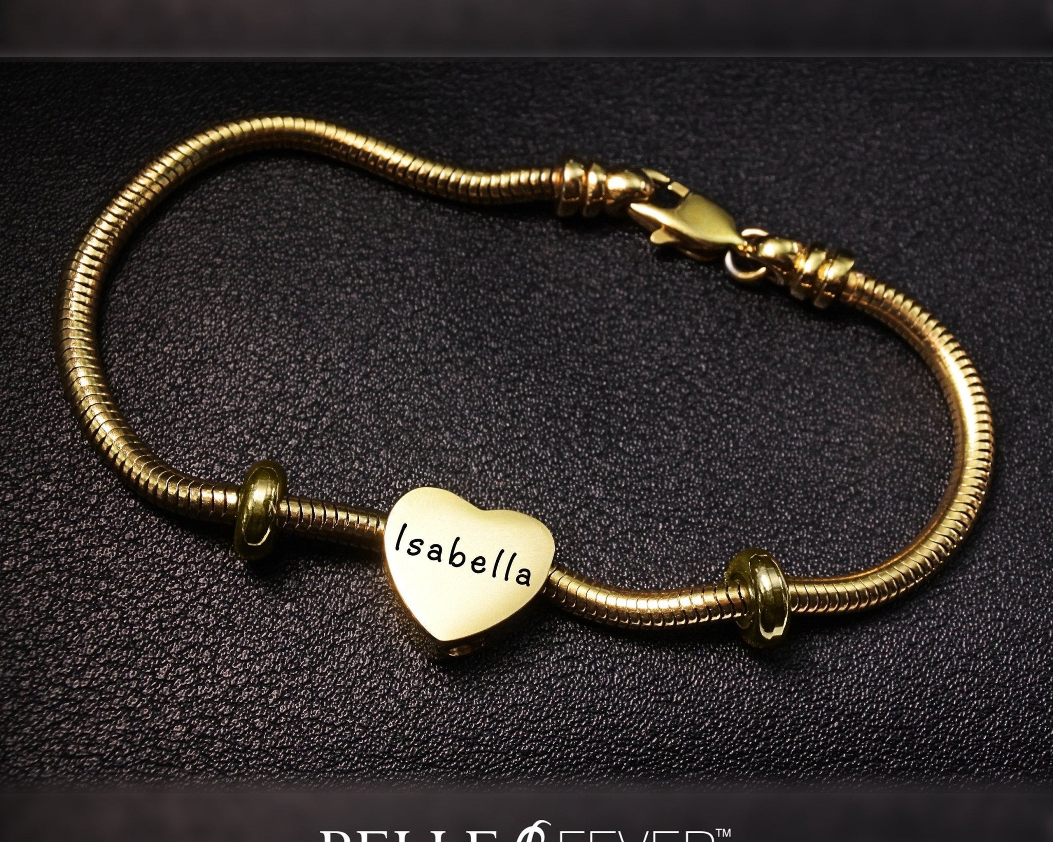 Love Heart - Cremation Charm for Moments Bracelet - Moments Charm Bracelets by Belle Fever