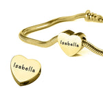Love Heart - Cremation Charm for Moments Bracelet - Moments Charm Bracelets by Belle Fever