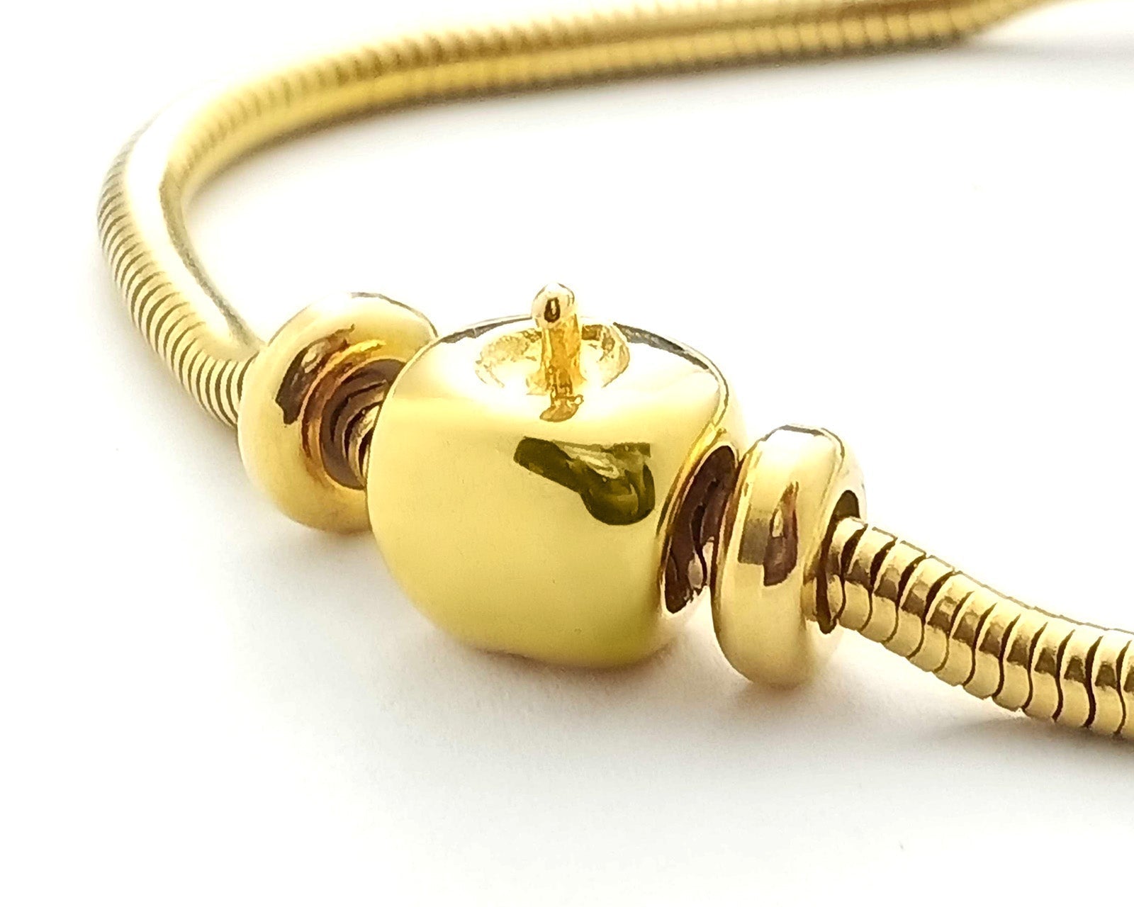 Moments Bracelet with Apple Charm - Moments Charm Bracelets by Belle Fever