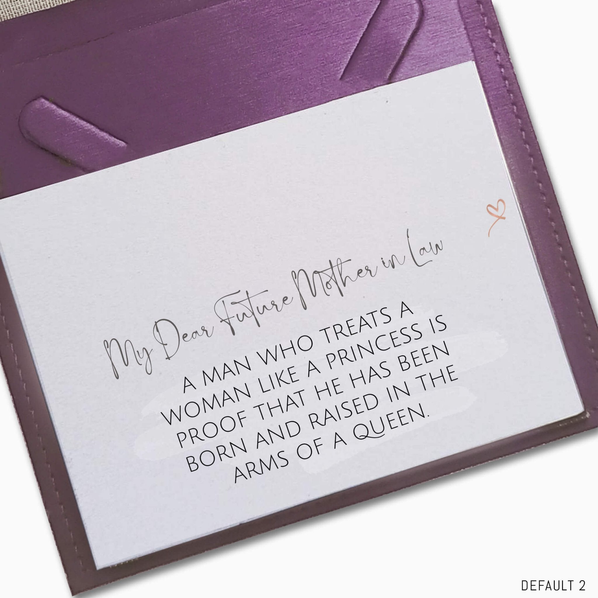 My Dear Future Mother in Law - Message Card - Message Cards