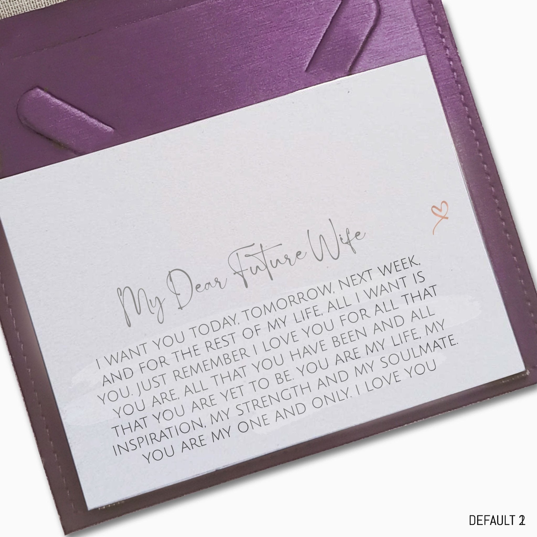 My Dear Future Wife - Message Card - Message Cards