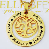 My Family Tree Necklace - Family Tree Necklaces by Belle Fever