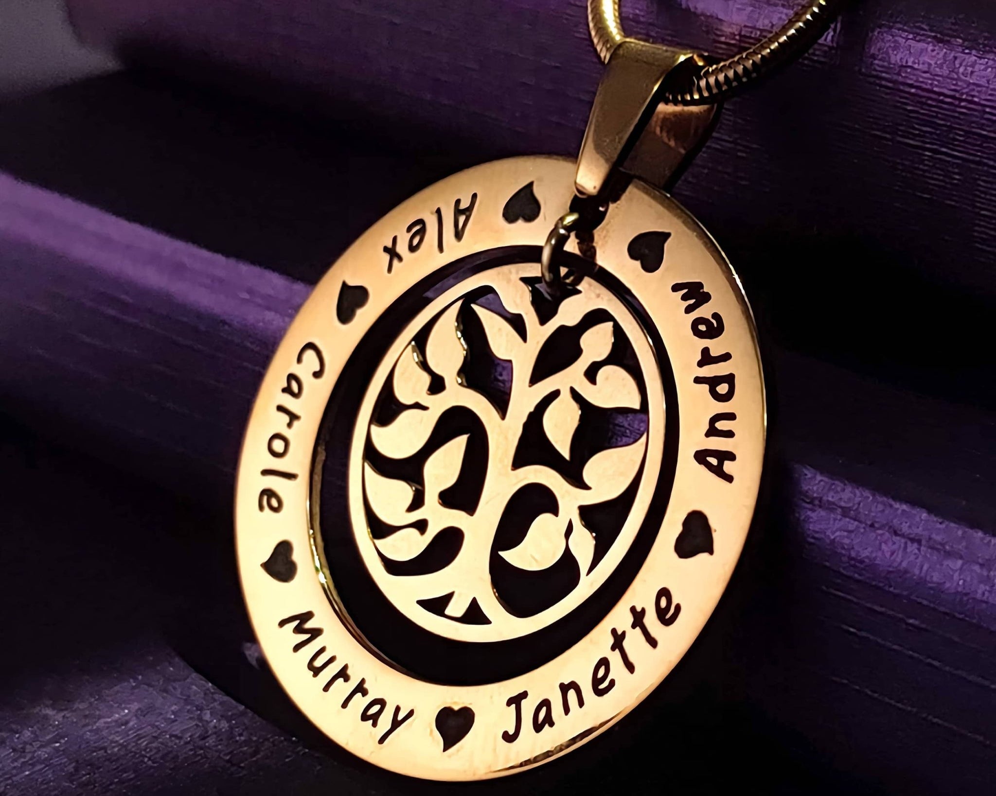 My Family Tree Necklace - Family Tree Necklaces by Belle Fever