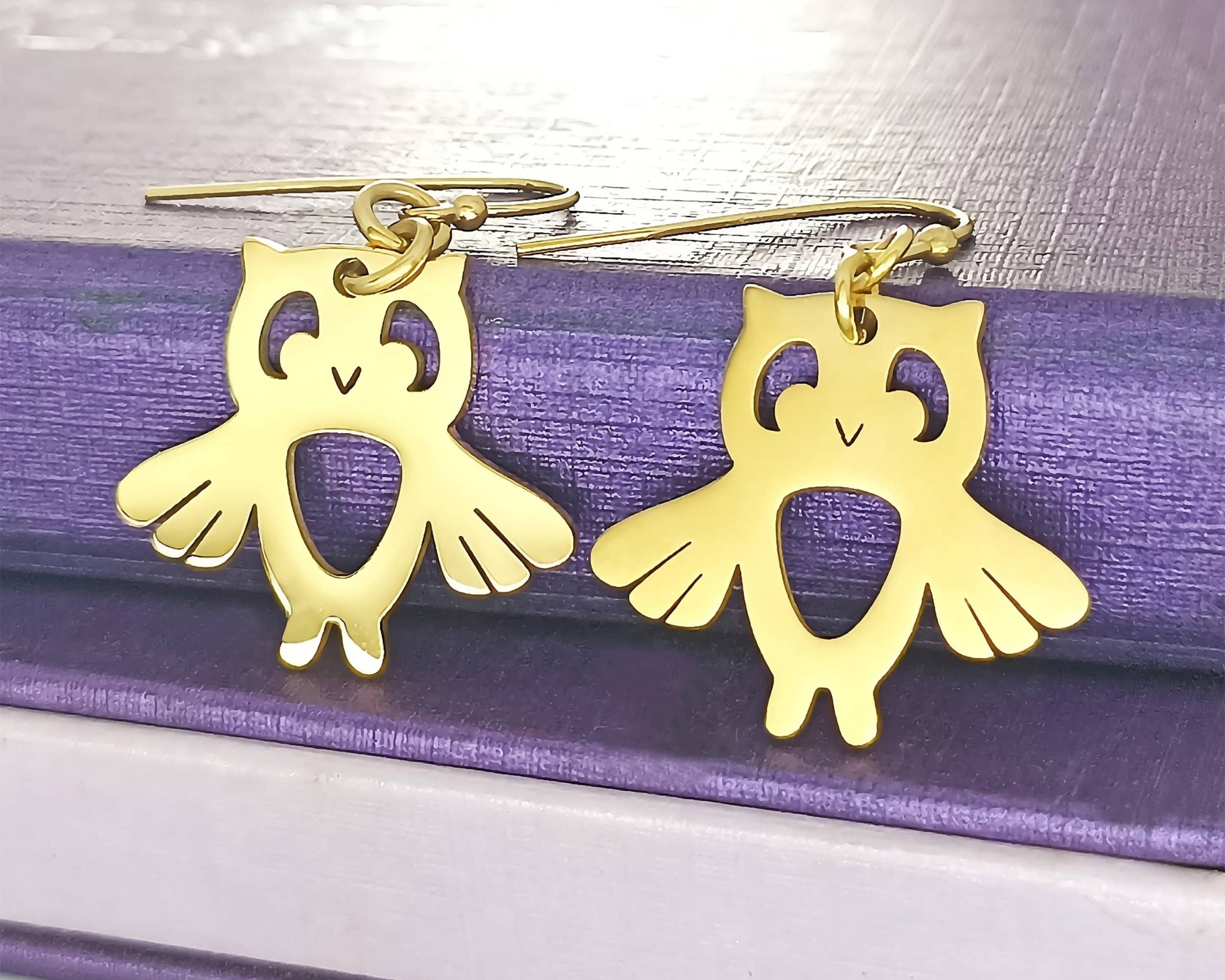 Owl Earrings - Earrings by Belle Fever