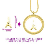 Paris Charm For Dream Locket - Floating Dream Lockets by Belle Fever