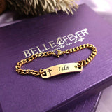 Personalised Birthstone Cross Bracelet - Bangles & Bracelets by Belle Fever