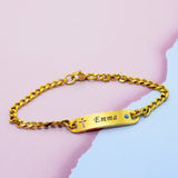 Personalised Birthstone Cross Bracelet - Bangles & Bracelets by Belle Fever