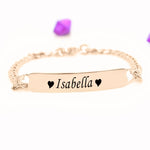 Personalised Heart Bracelet - Bangles & Bracelets by Belle Fever