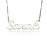 Personalised Name Necklace with Birthstone Options - Name Necklaces by Belle Fever