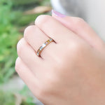 Rainbow Crystal Ring - Rings by Belle Fever