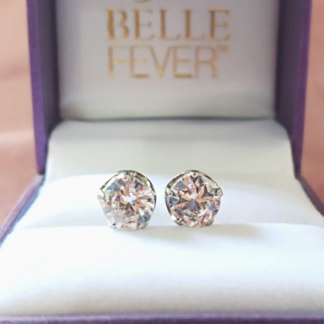 Round Stud Earrings - Earrings by Belle Fever
