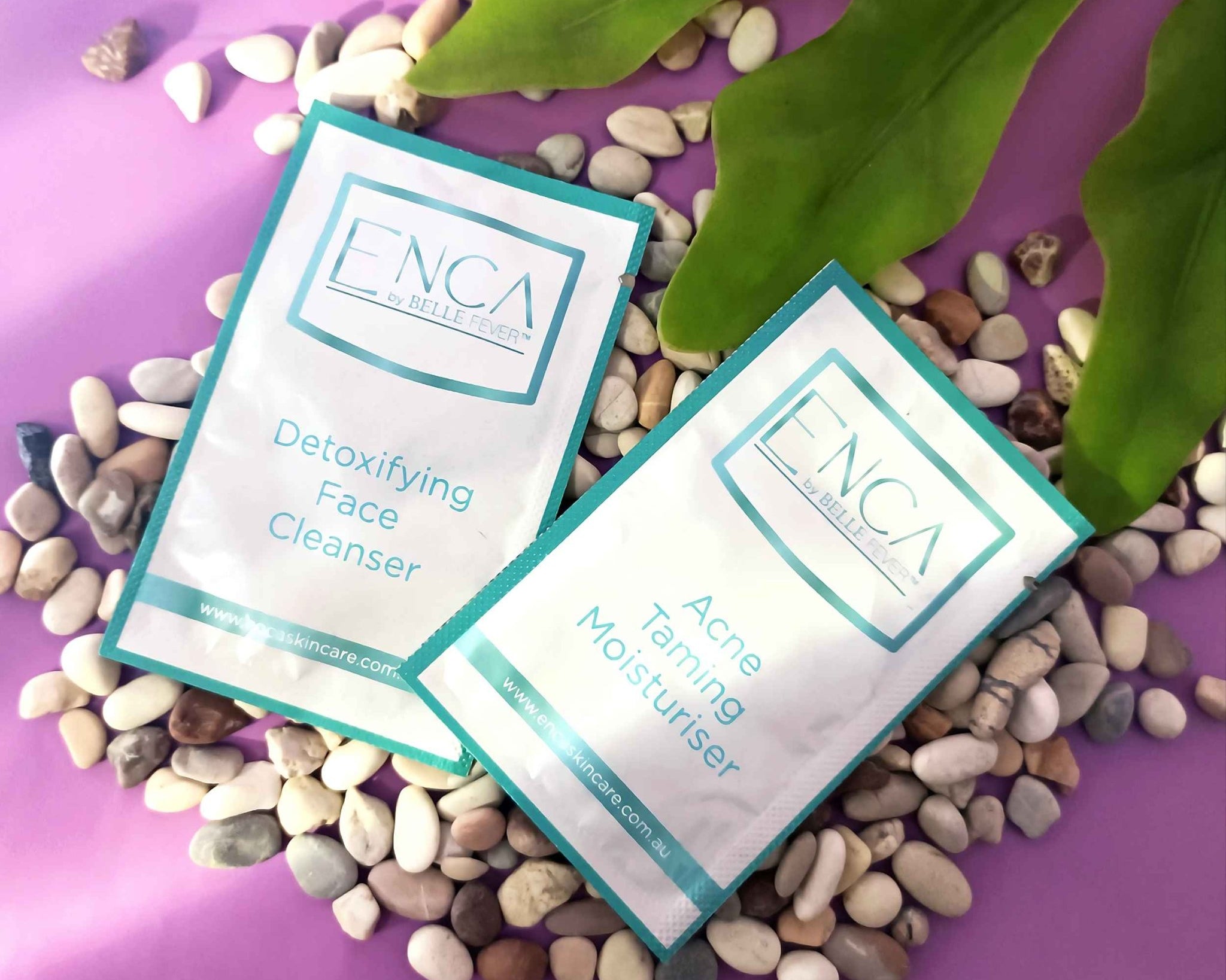 SAMPLE - ENCA Acne Clearing Pack - 5ml Cleanser & 5ml Moisturiser - Enca Skincare by Belle Fever