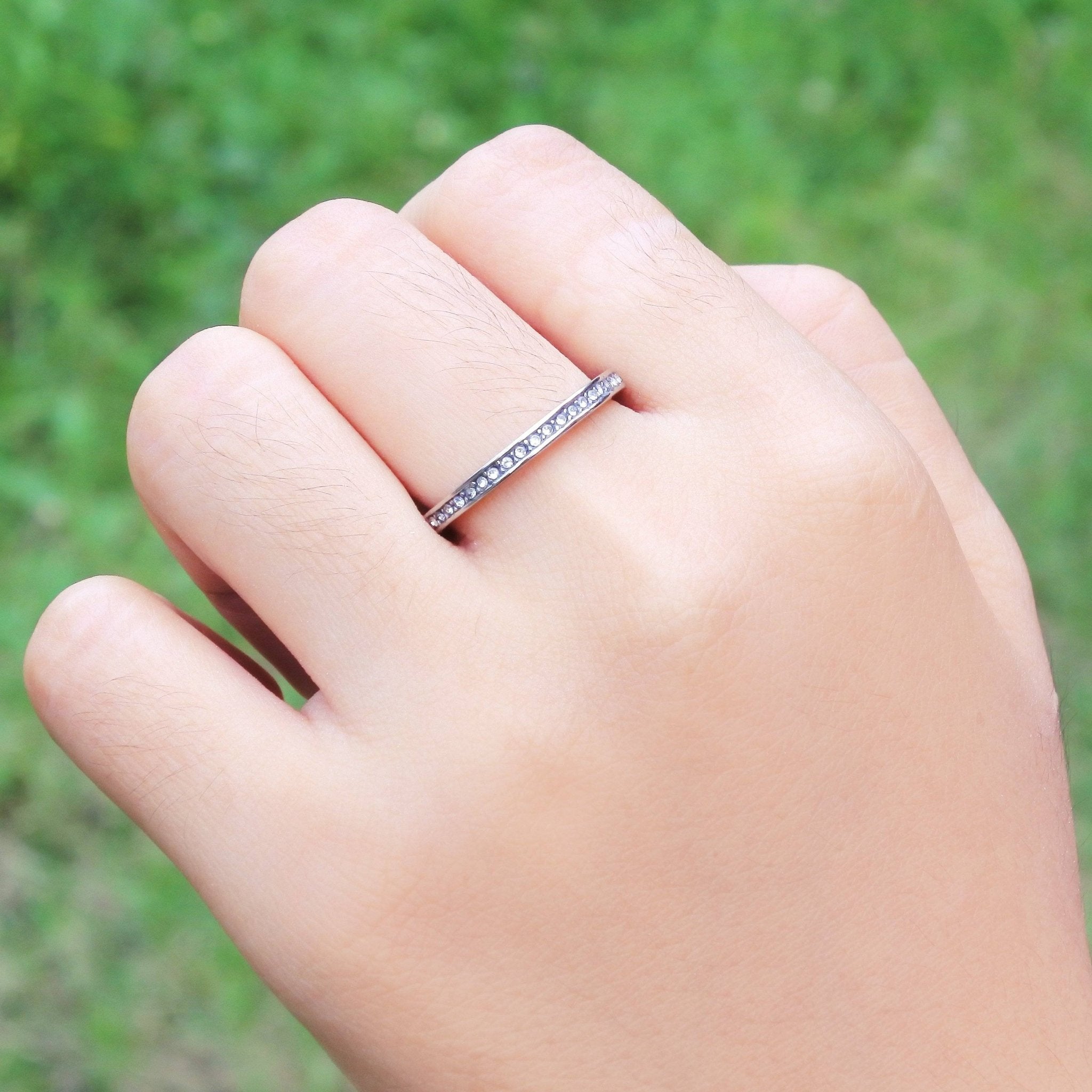 Shimmering Love Ring - Rings by Belle Fever
