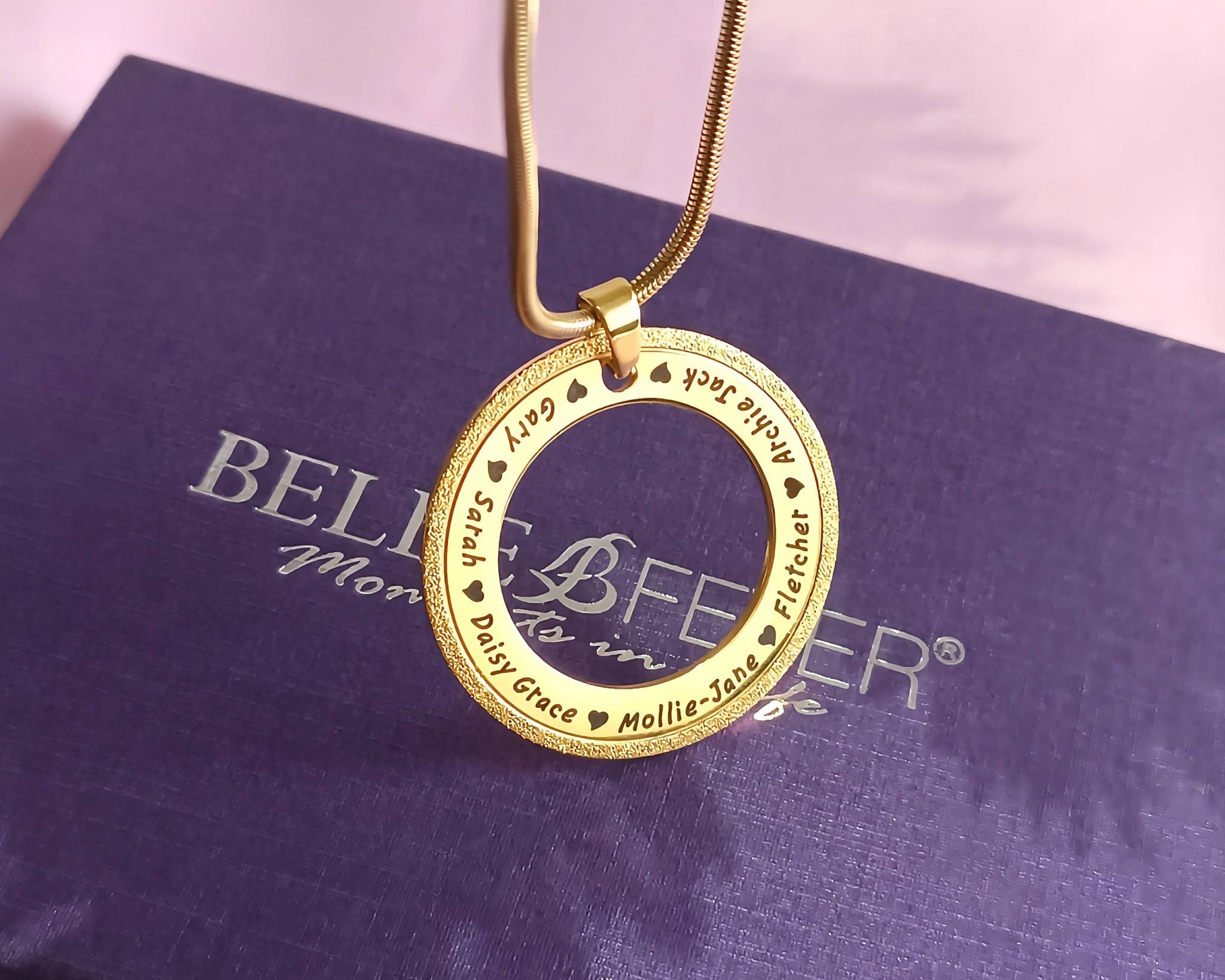 Sparkling Circle of Trust Necklace - Mothers Jewellery by Belle Fever